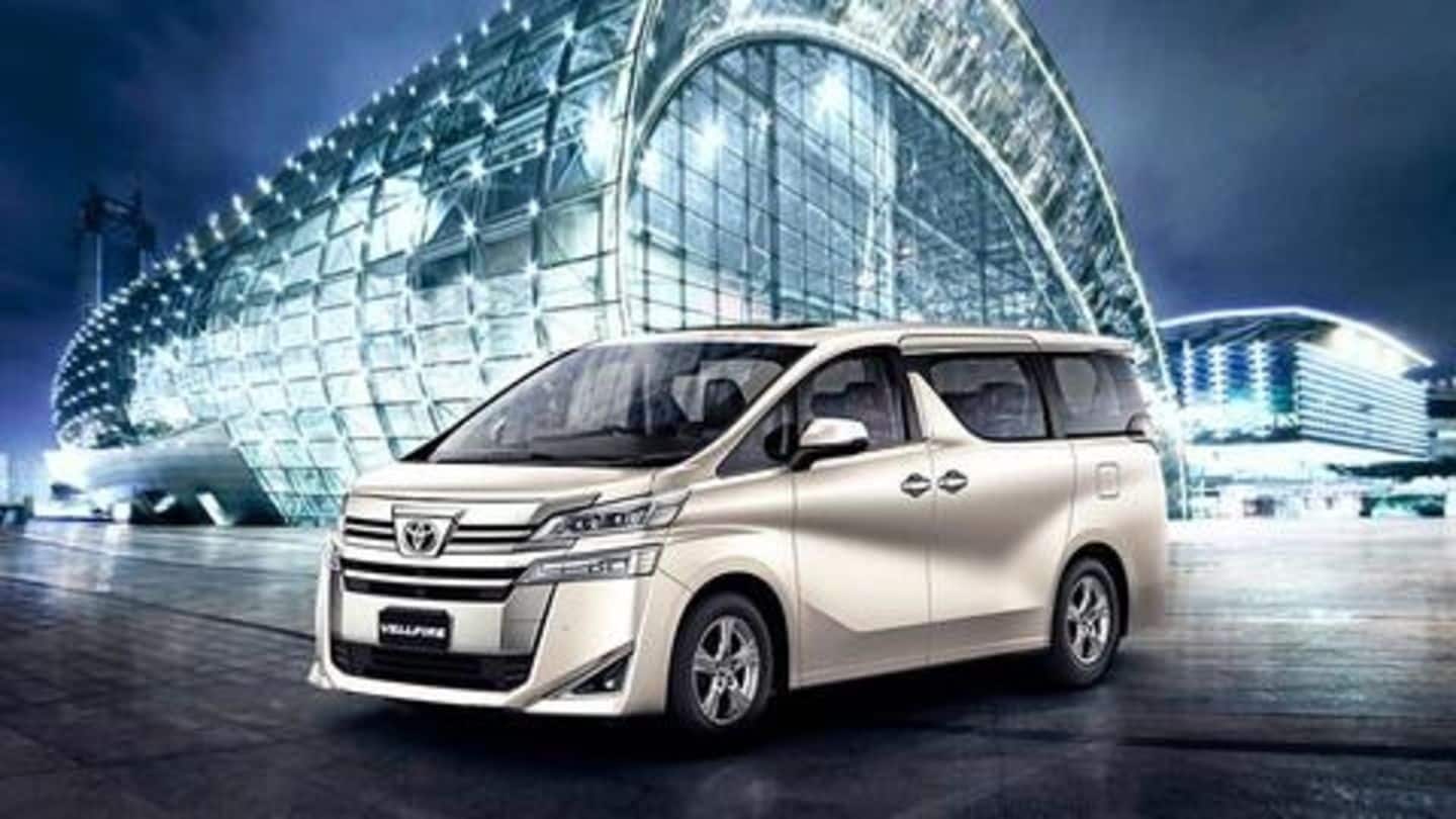 Toyota Vellfire MPV to hit Indian shores in early 2020