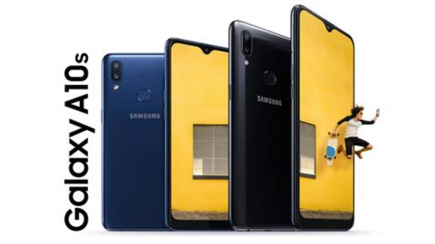Samsung Galaxy A10s with dual rear cameras announced: Details here