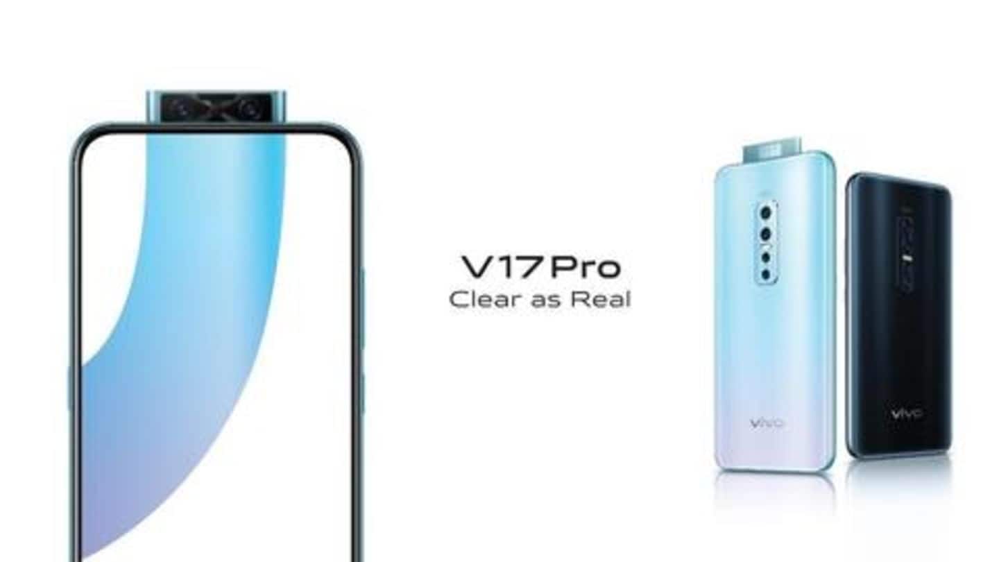 Pre-orders for Vivo V17 Pro live in India: Details here