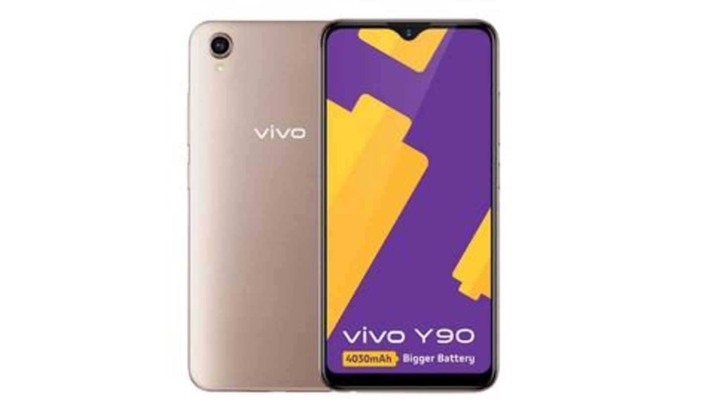 Vivo Y90 launched in India, priced at Rs. 7,000