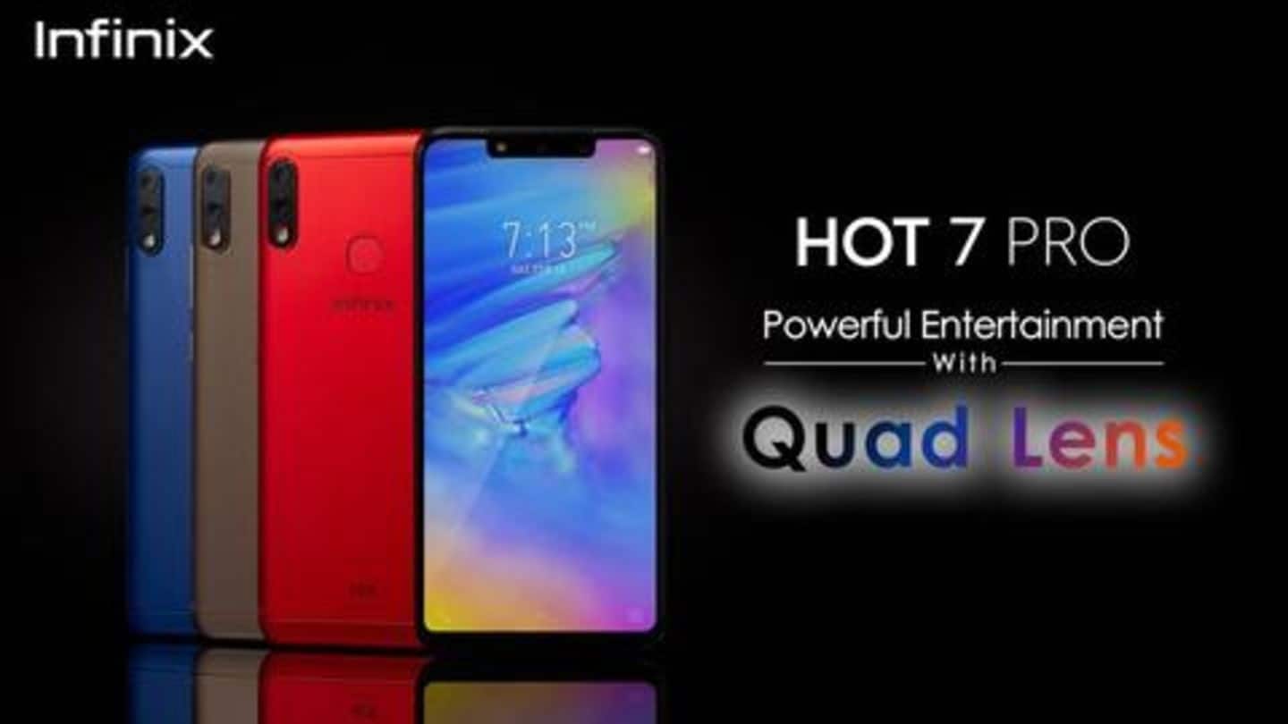 Infinix Hot 7 Pro, with 6GB RAM, launched in India