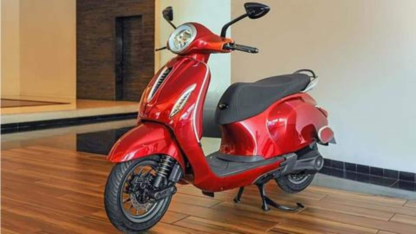 Bajaj Chetak e-scooter launched, price starts at Rs. 1 lakh