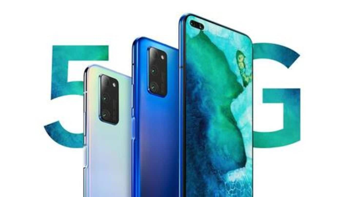 Honor V30-series goes official with 5G support, 40MP triple cameras