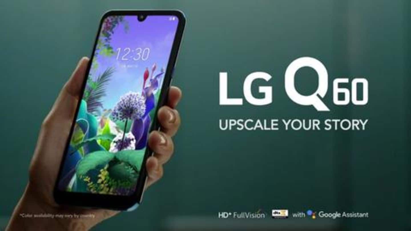 LG Q60, with triple rear cameras, launched at Rs. 13,500