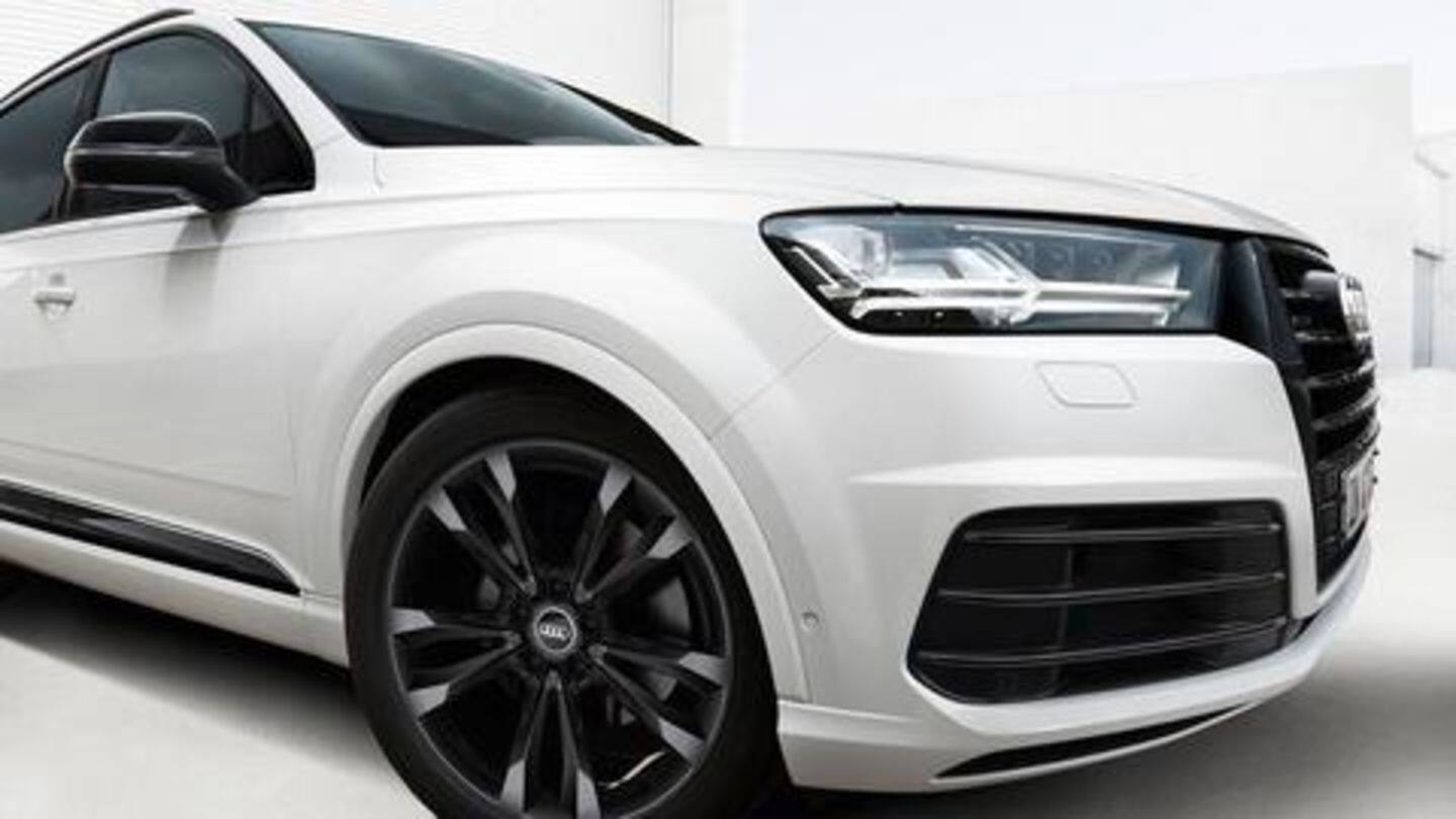 Audi Q7 Black Edition: At a glance Audi Q7 Black Edition: At a glance
