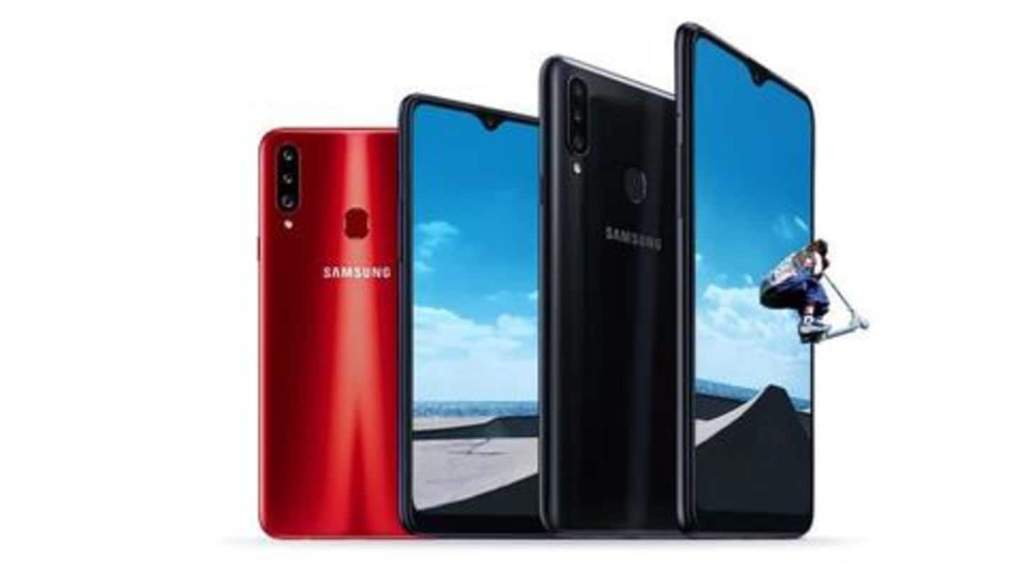 Samsung Galaxy A20s receives a price cut in India