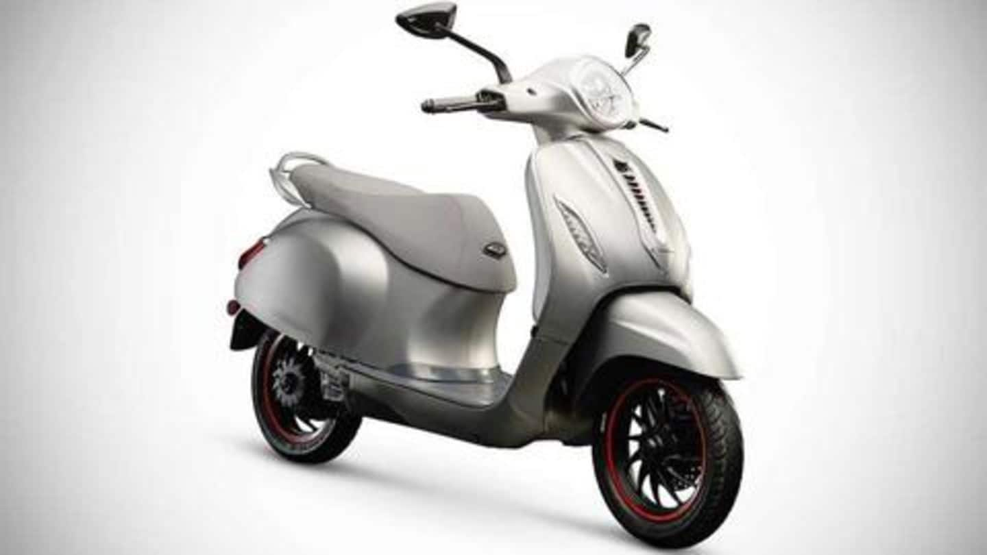 Bajaj Chetak e-scooter launched, price starts at Rs. 1 lakh | NewsBytes