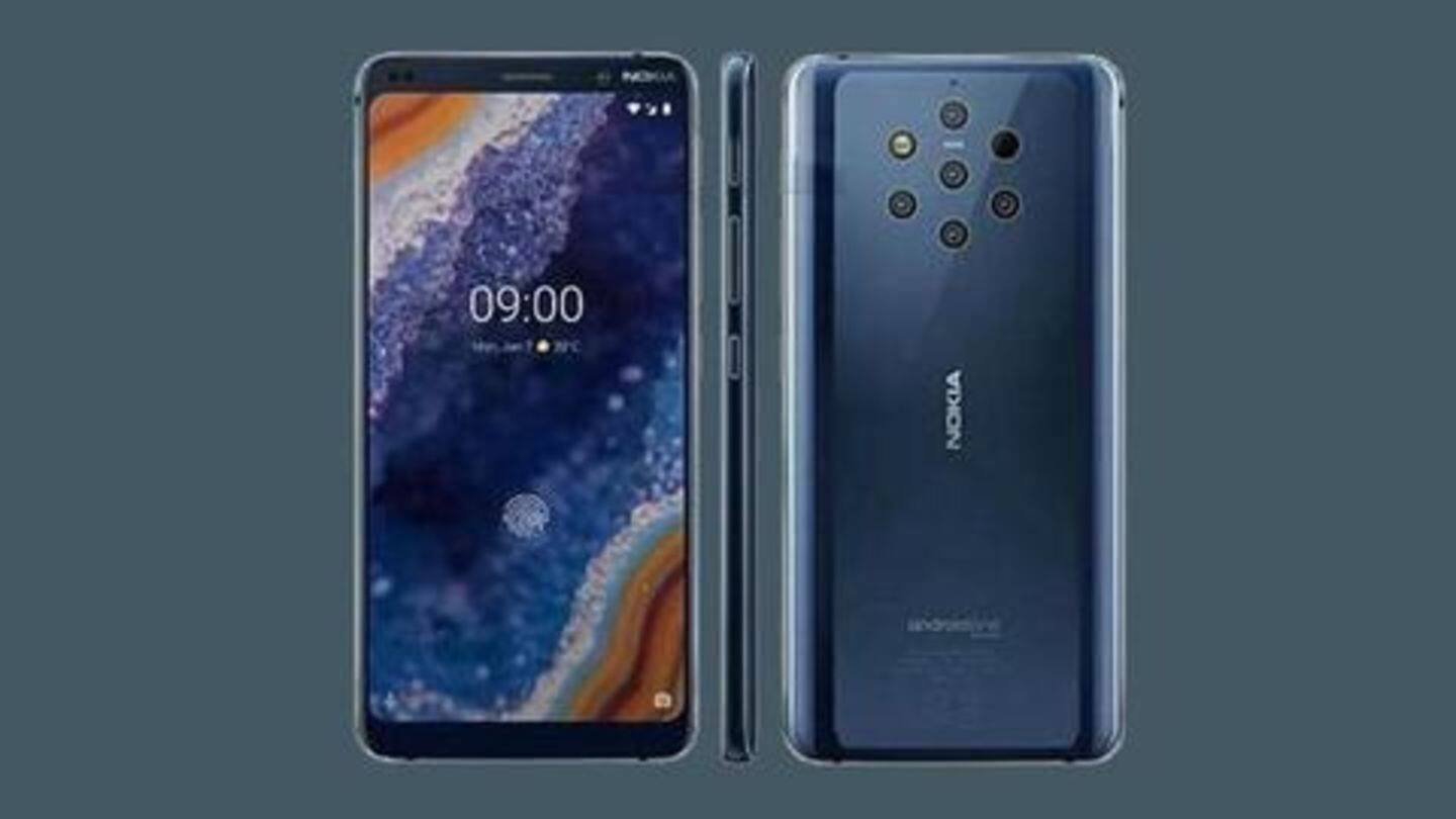 Nokia 9 PureView, with five cameras, launched at Rs. 50,000