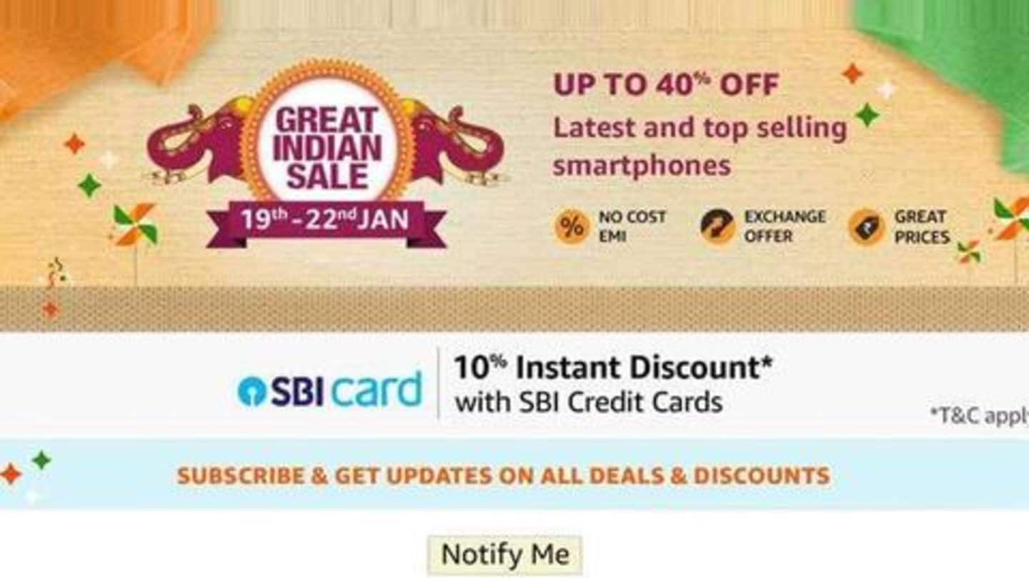 Amazon Great Indian Sale: Best deals on top-selling smartphones