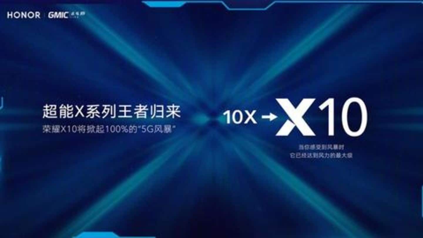 Honor X10 gets certified by TENAA, key specifications revealed