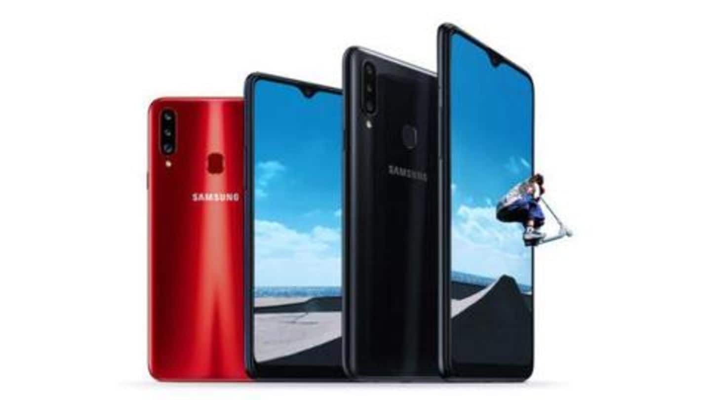 Samsung Galaxy A20s launched in India at Rs. 12,000