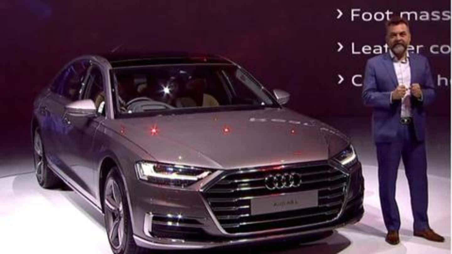 Audi A8 L launched in India at Rs. 1.56 crore