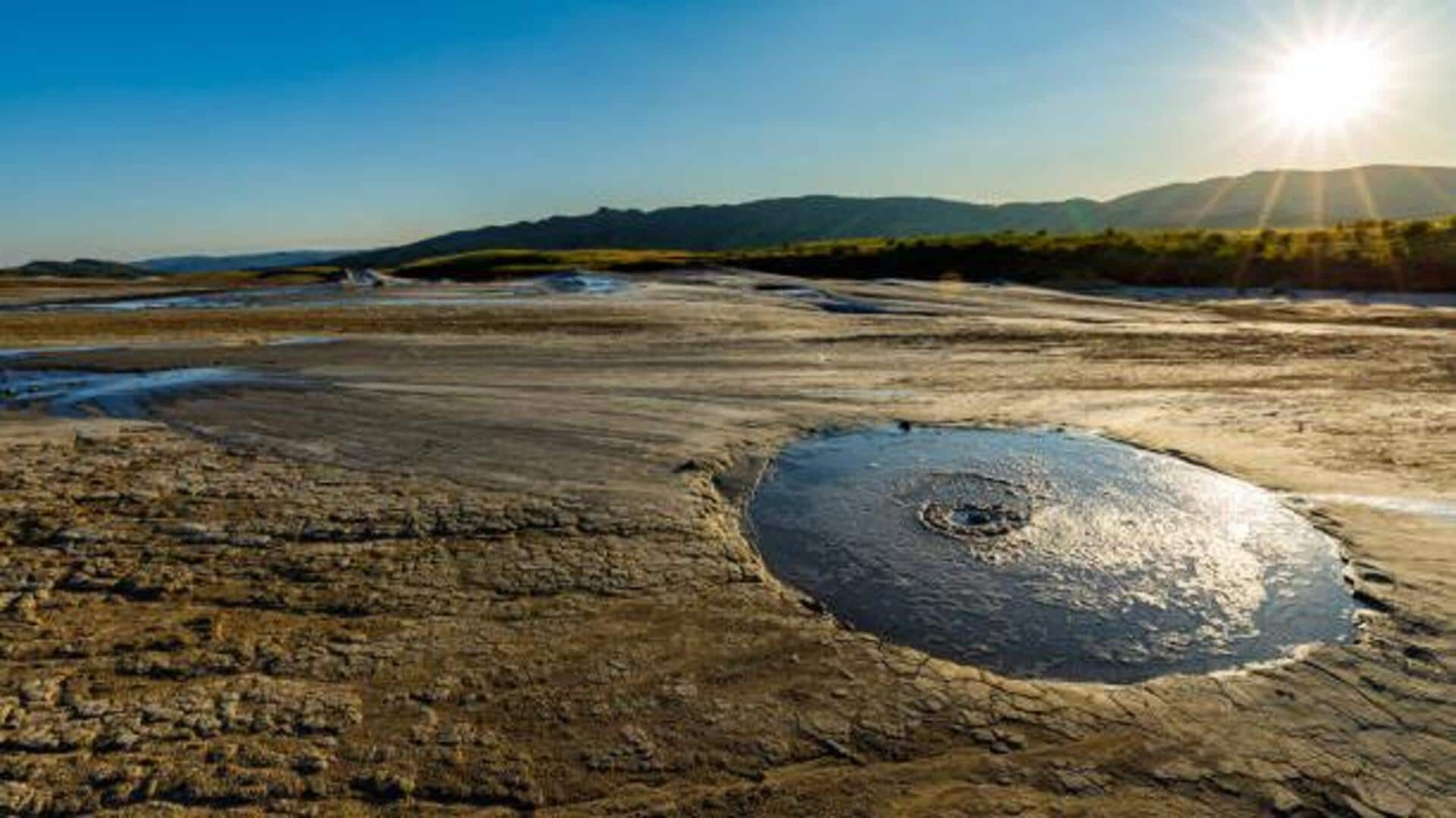 Discover the magic of a mud volcano safari 