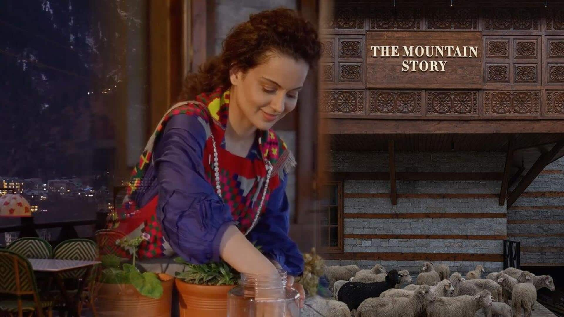 Kangana opens 'The Mountain Story'—her Himalayan cafe with a twist!