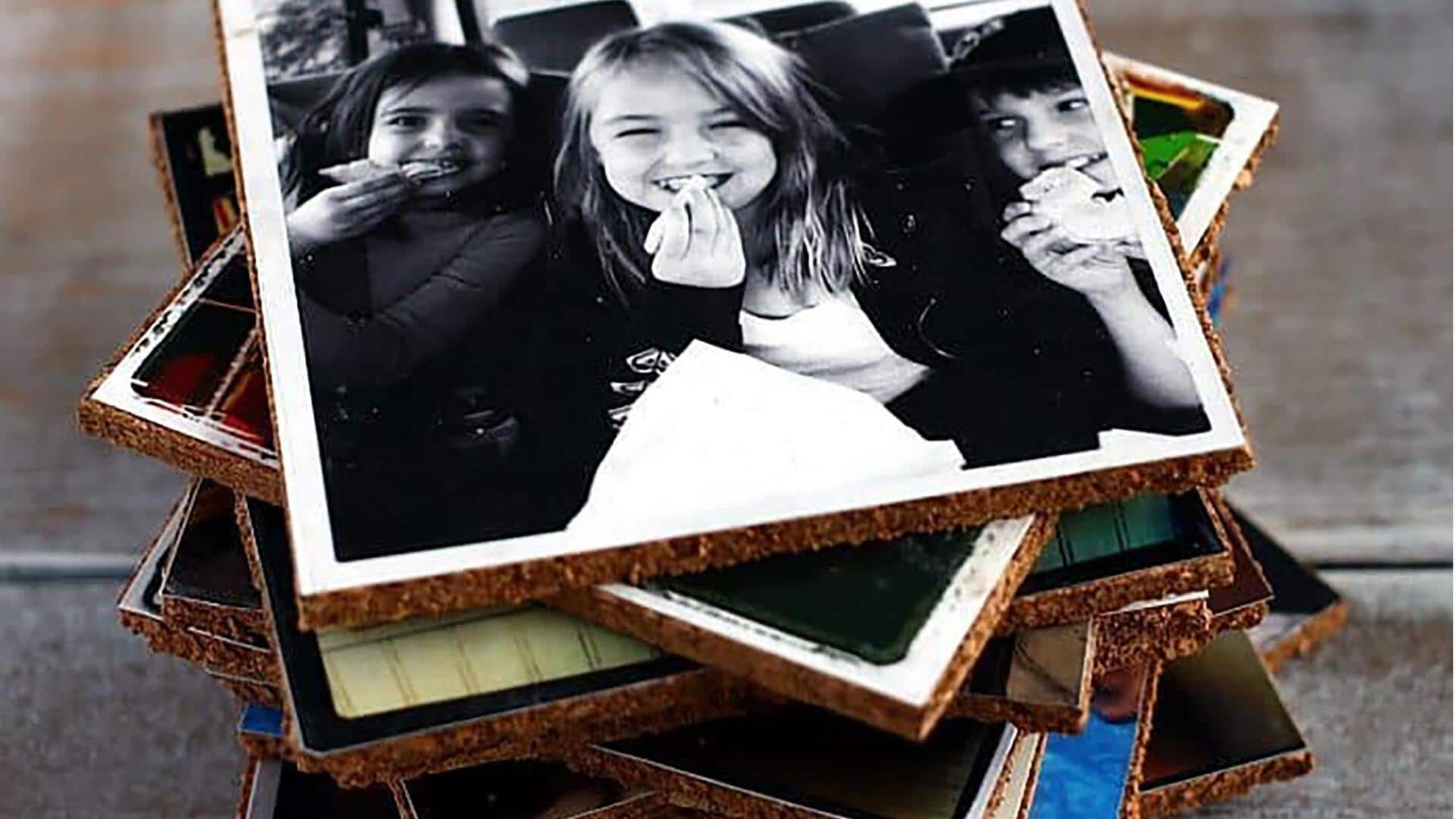 5 easy hacks to make photo coasters at home