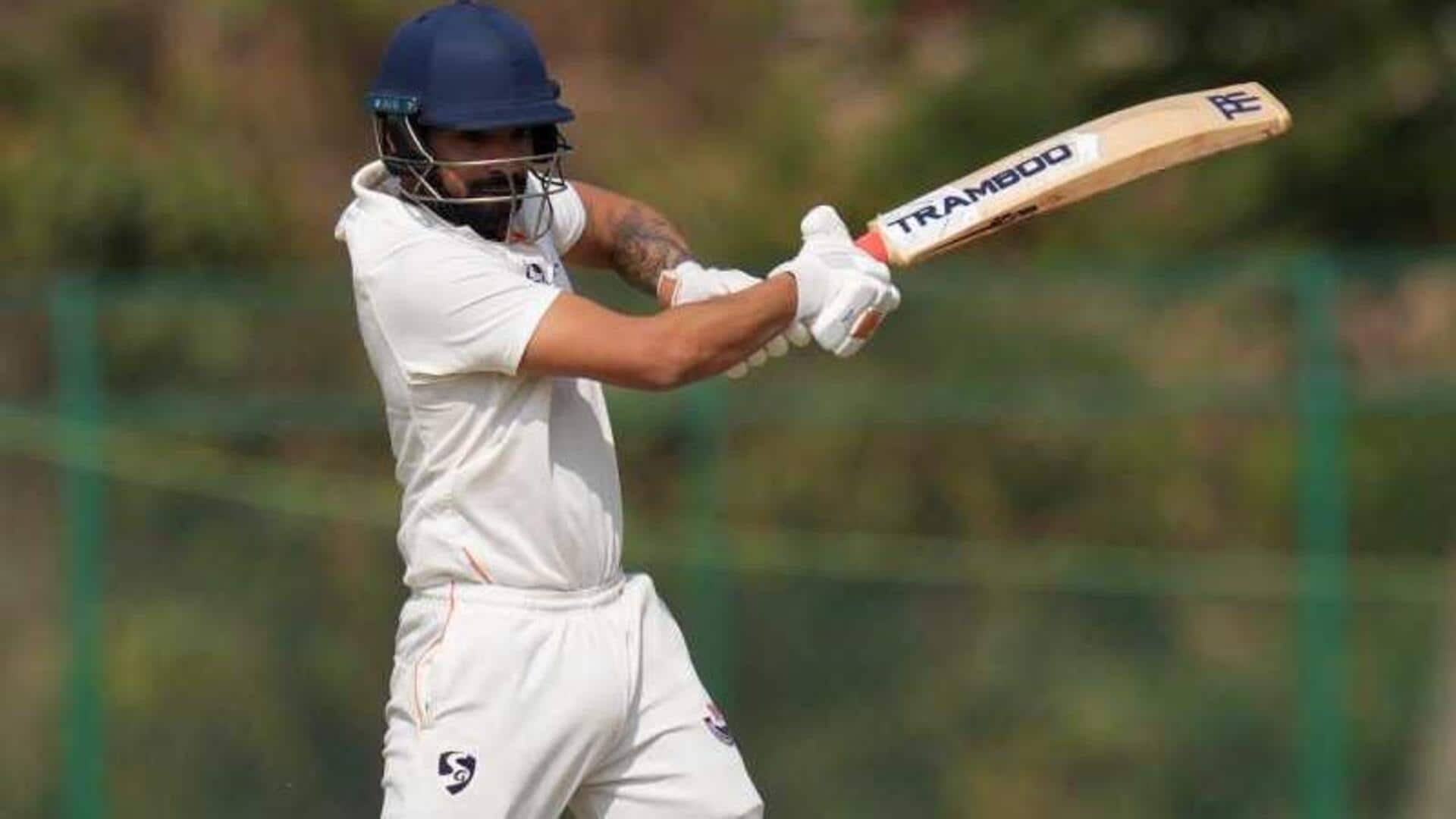 Ranji Trophy final: Sahil Lotra hammers his maiden FC hundred