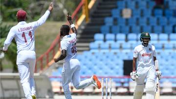 WI vs BAN, 2nd Test: Day 1 report and stats