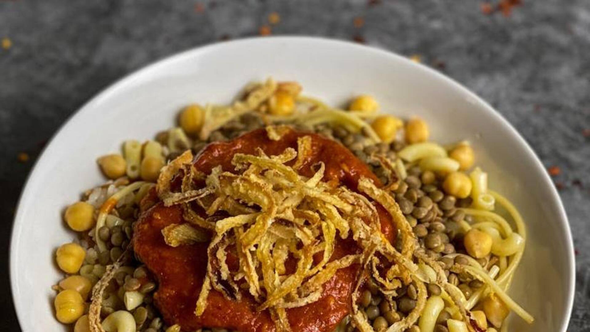 Try this Egyptian koshari recipe today