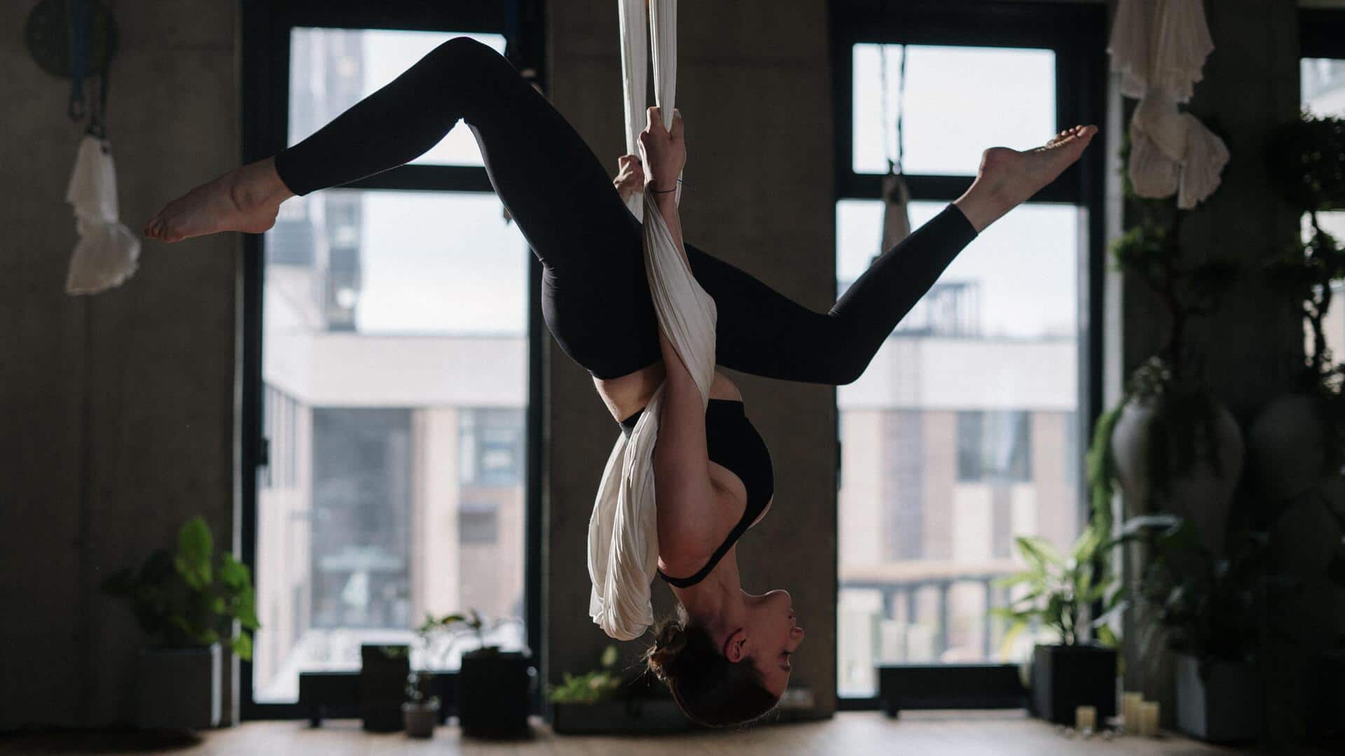 Why aerial yoga is worth adding to your fitness routine