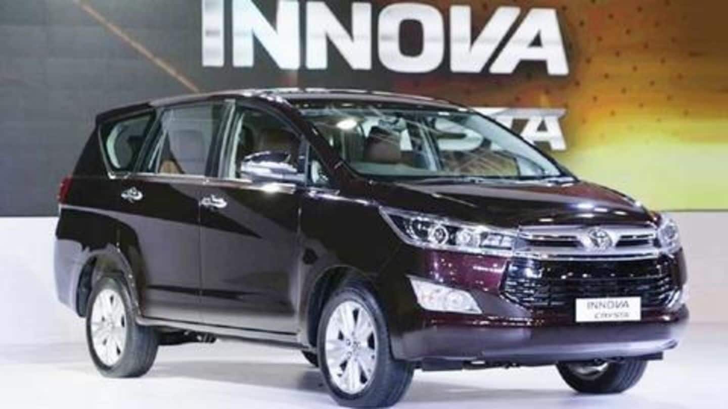 2019 Toyota Innova Crysta Launched At Rs 14 93 Lakh