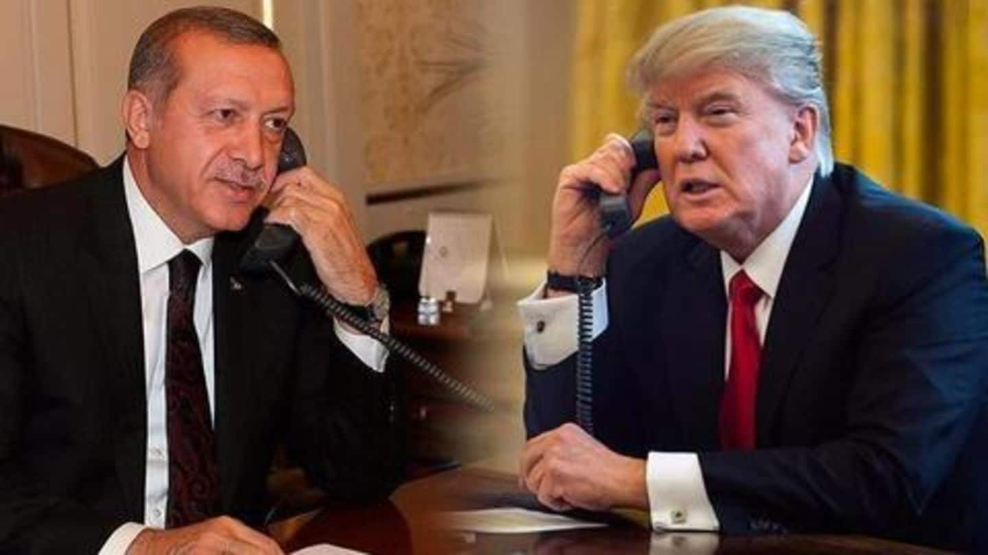 Trump says discussed 'highly coordinated' Syria pullout with Erdogan