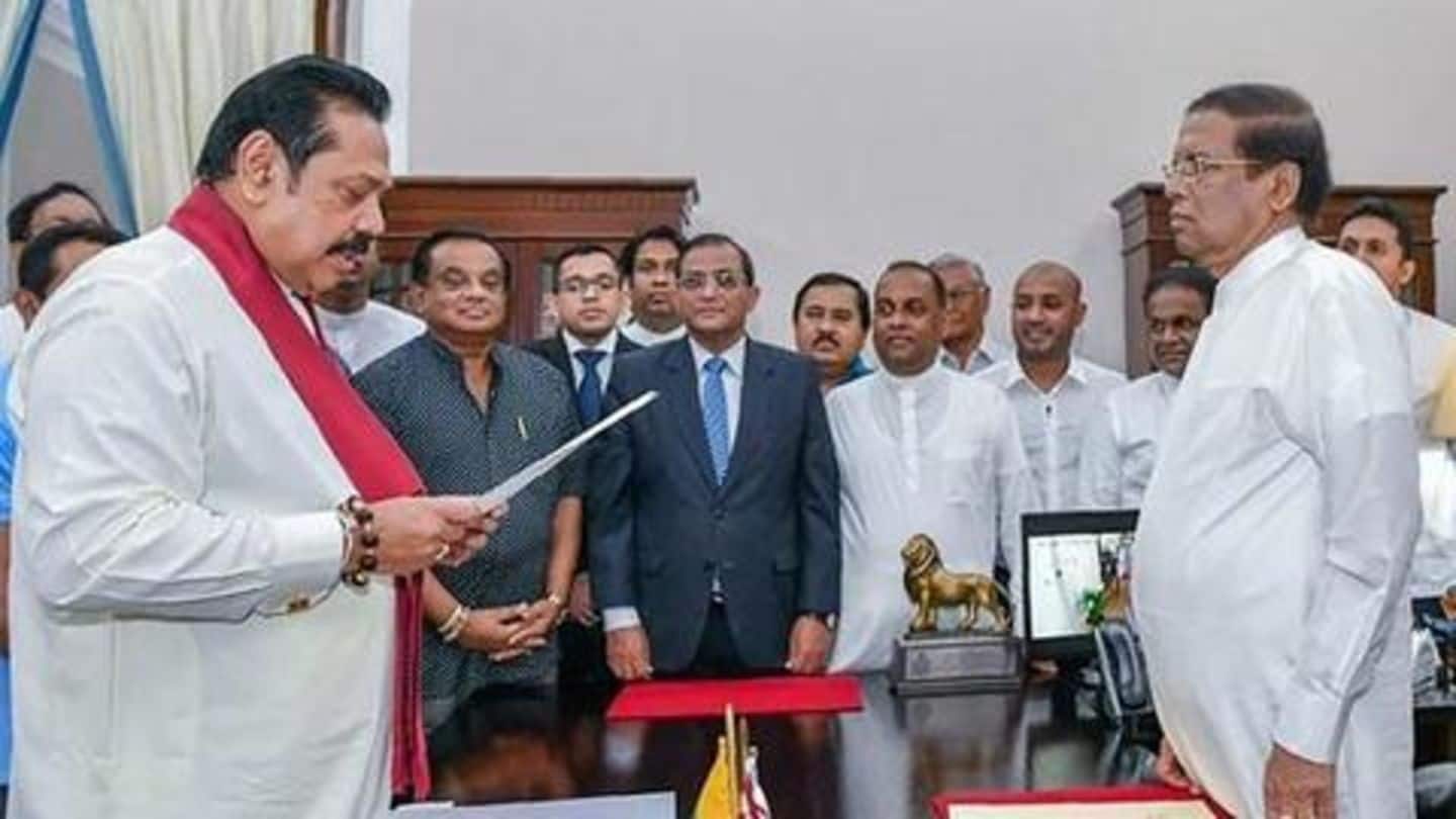 Rajapaksa, appointed by Sirisena, failed to prove majority in Parliament Rajapaksa, appointed by Sirisena, failed to prove majority in Parliament