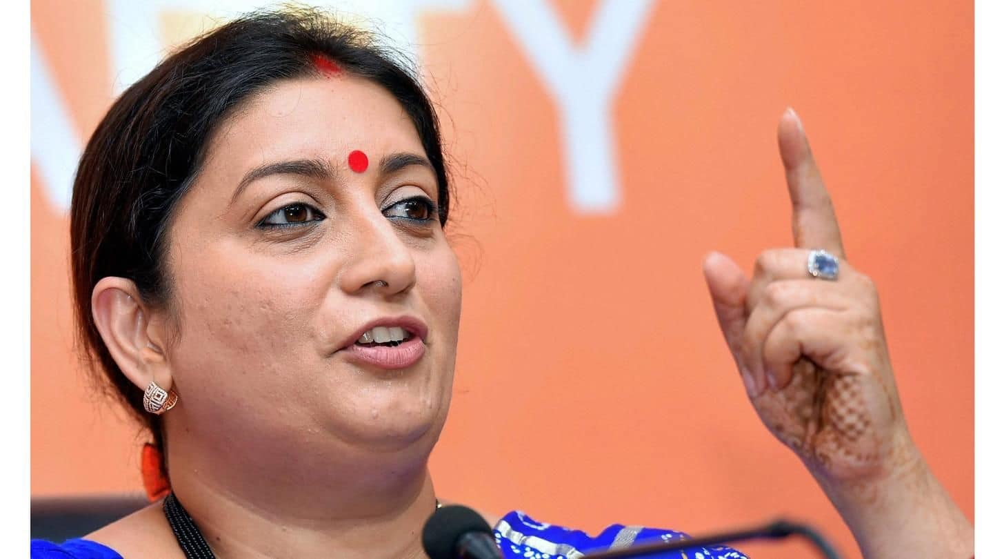 Smriti Irani calls for innovation and initiatives in textiles sector