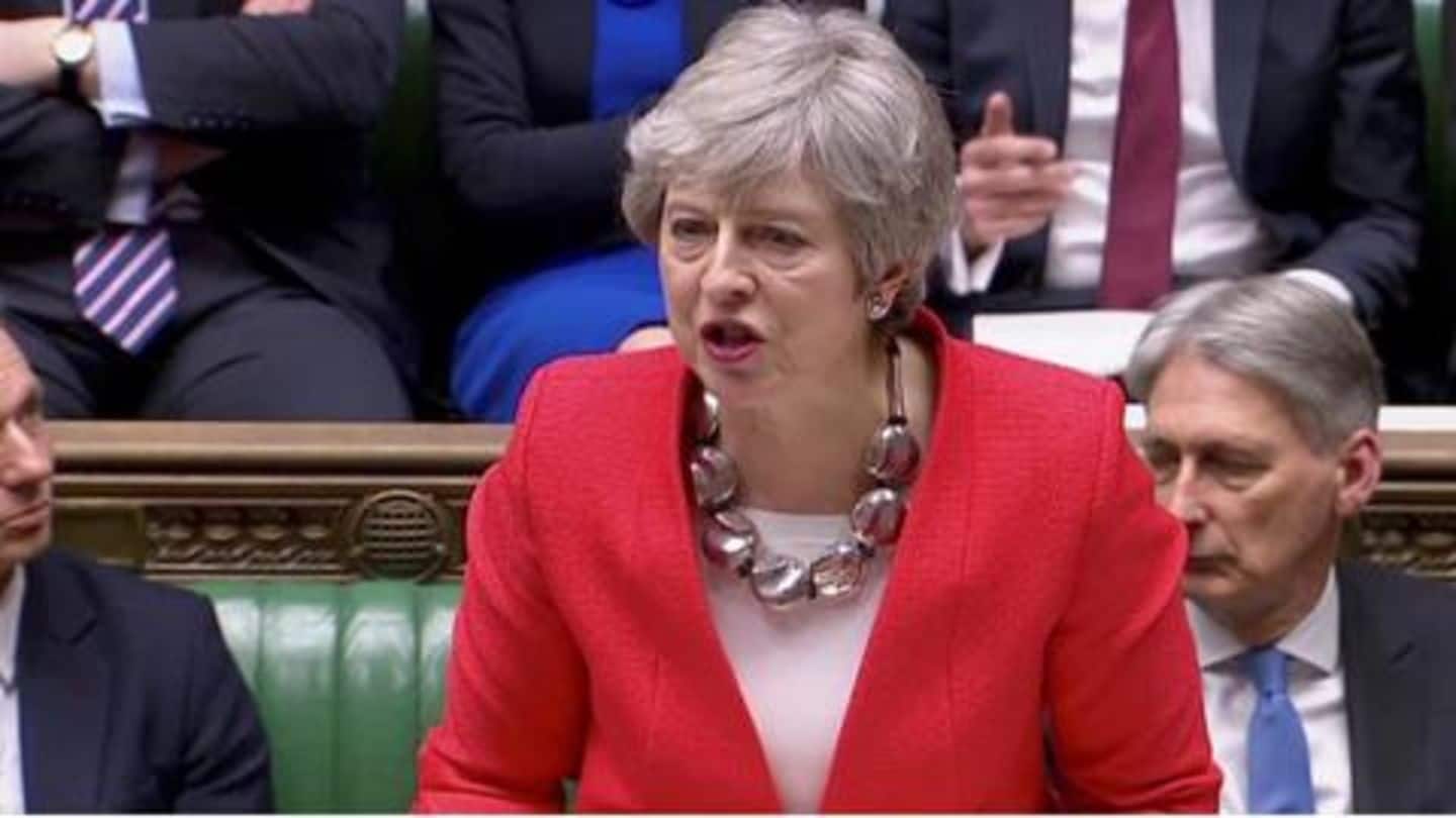UK Parliament rejects Theresa May's Brexit deal for second time