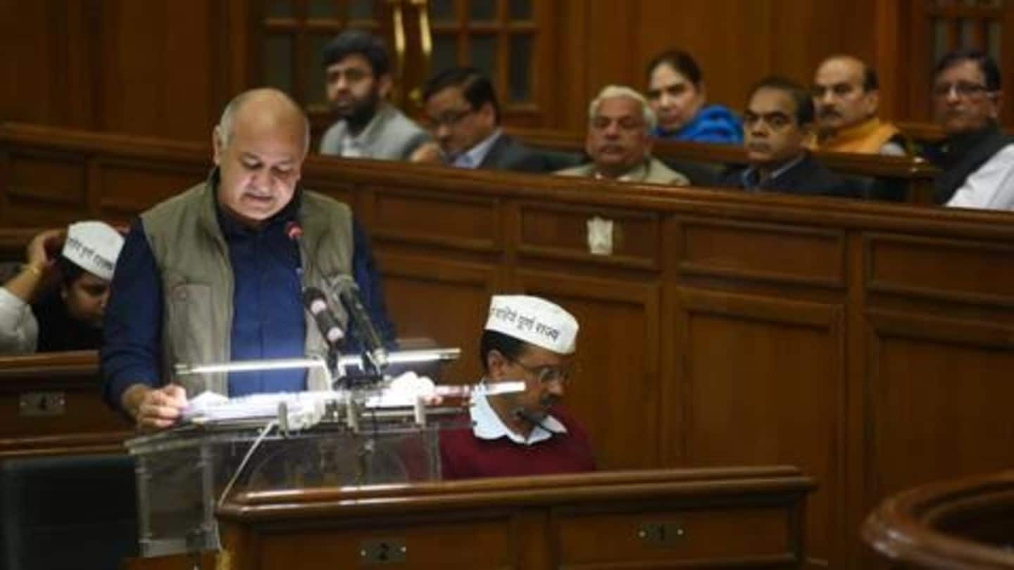 Delhi: AAP government presents Rs. 60,000 crore budget for 2019-20