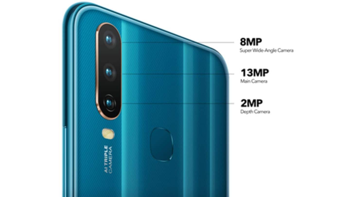 Vivo Y17 With Triple Cameras 5 000mah Battery Launched For Rs 17 990 Newsbytes
