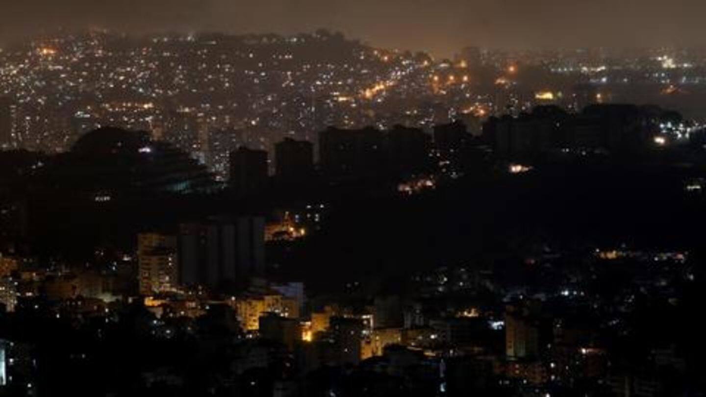 Near-nationwide blackout has gripped Venezuela again, second this month Near-nationwide blackout has gripped Venezuela again, second this month
