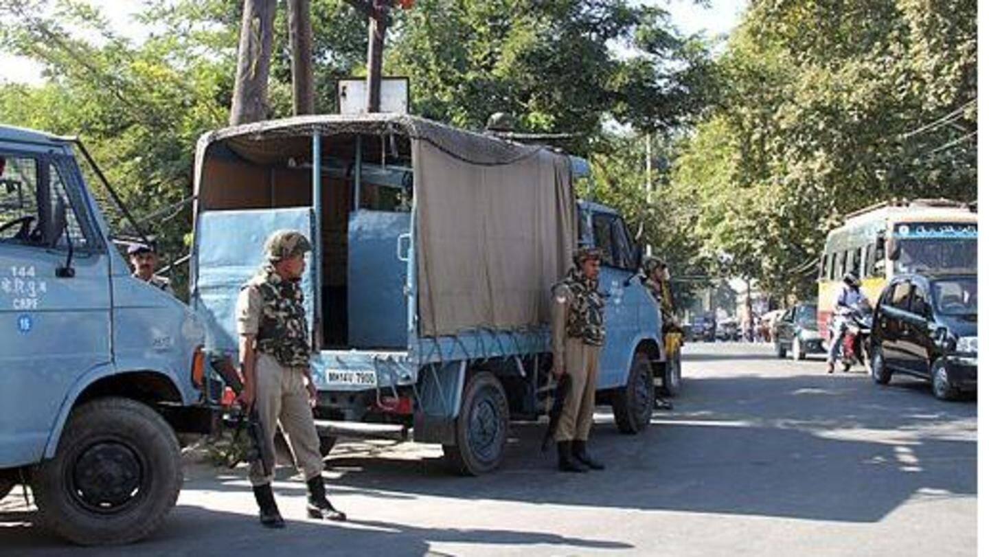 Security intensified ahead of local body polls in Kashmir Valley