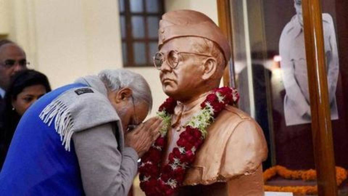 PM Modi inaugurates museum to mark Subhash Bose's 122nd birth-anniversary