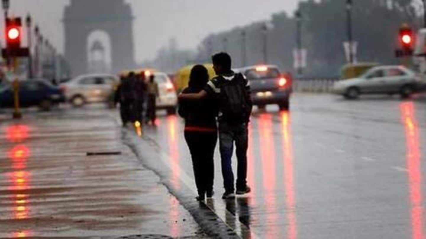 Rainfall brings pollution level to year's lowest in Delhi