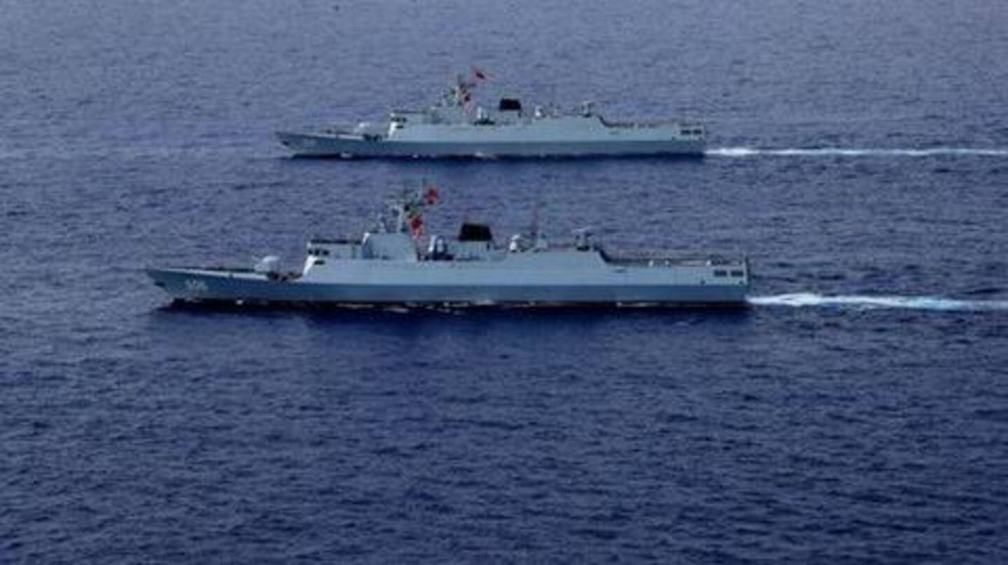 China unhappy with US's navigation, overflight in South China Sea China unhappy with US's navigation, overflight in South China Sea