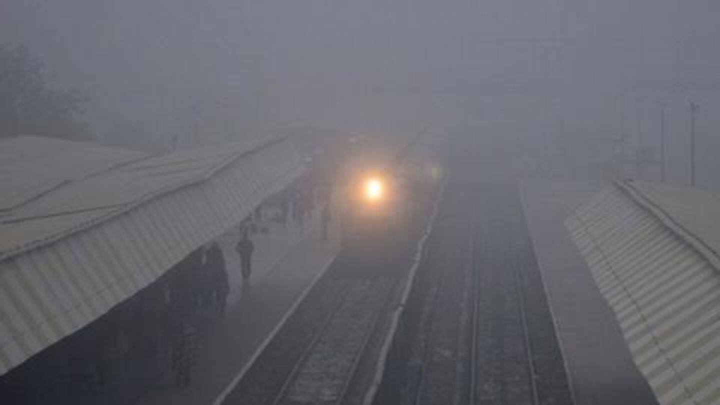Delhi: Foggy morning delays 14 trains by roughly 2 hours