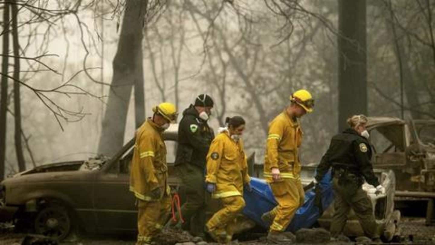 Death toll from California wildfires rises as 130 still missing