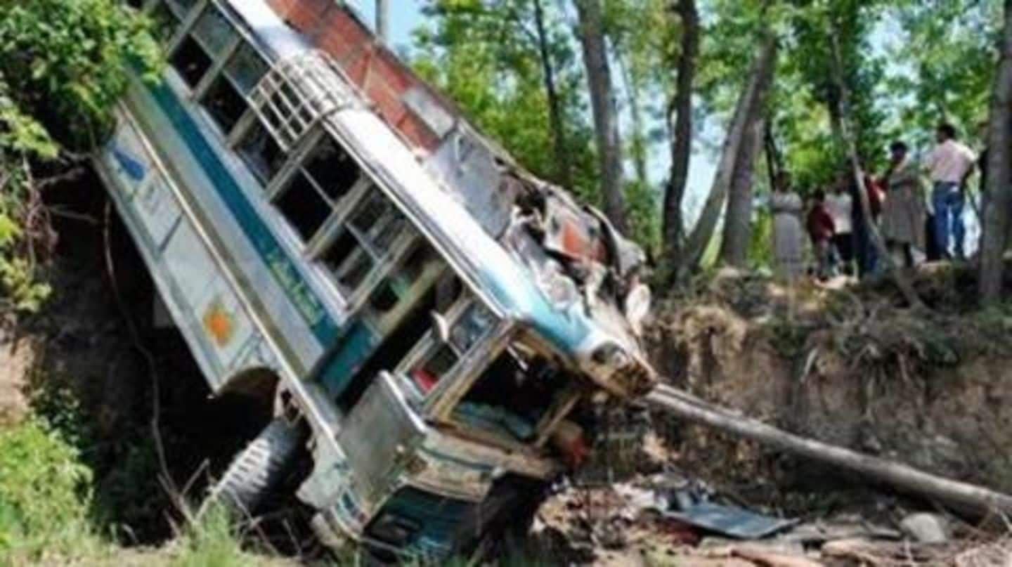 Bus falls into gorge in J&K, six dead, 31 injured