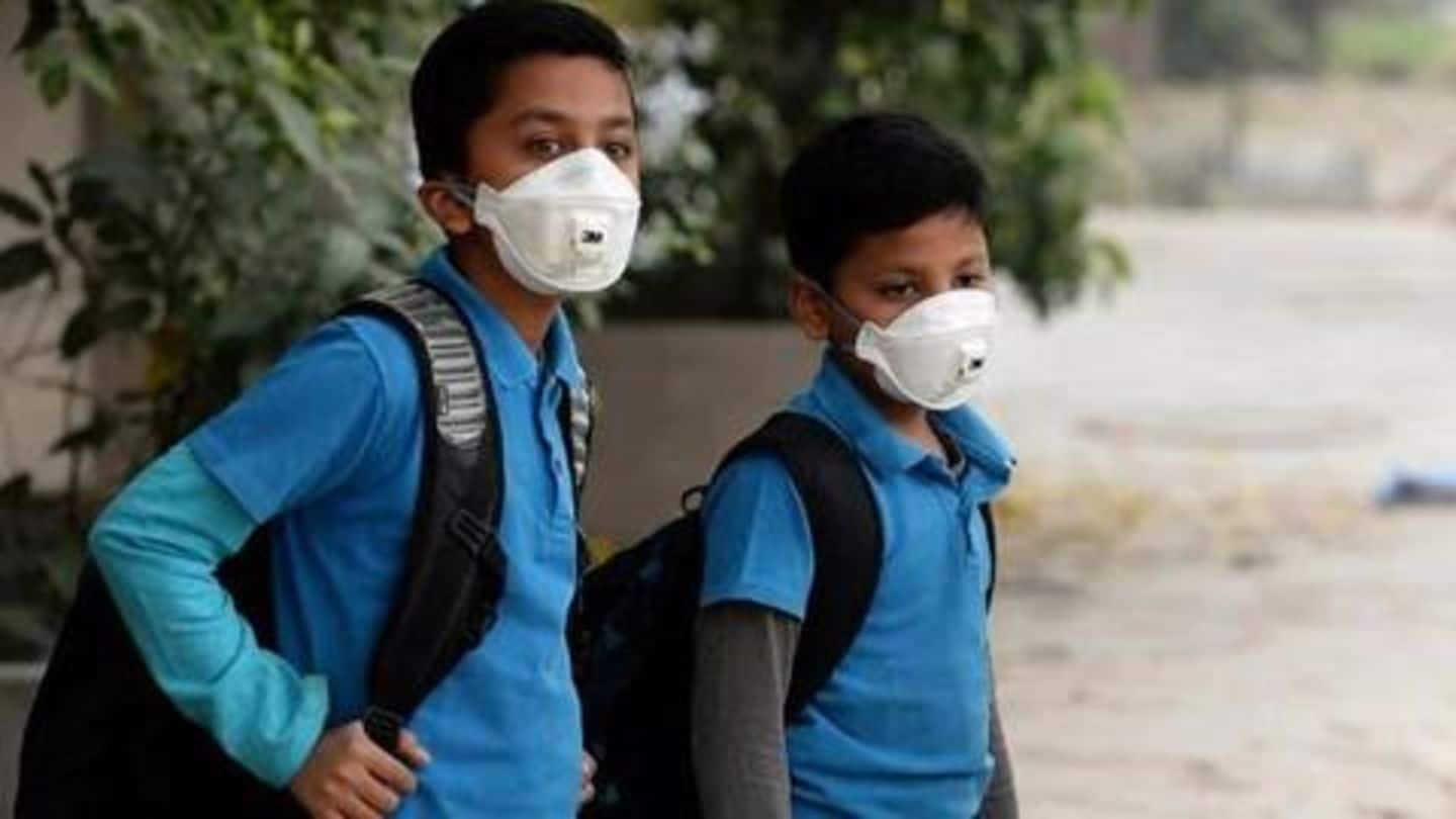 Delhi schools preparing students to deal with alarming air-pollution level