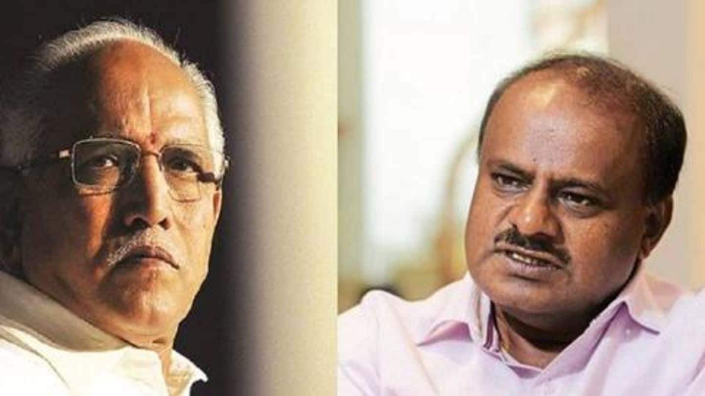 Kumaraswamy releases audio-clips, claims Yeddyurappa trying to topple his government