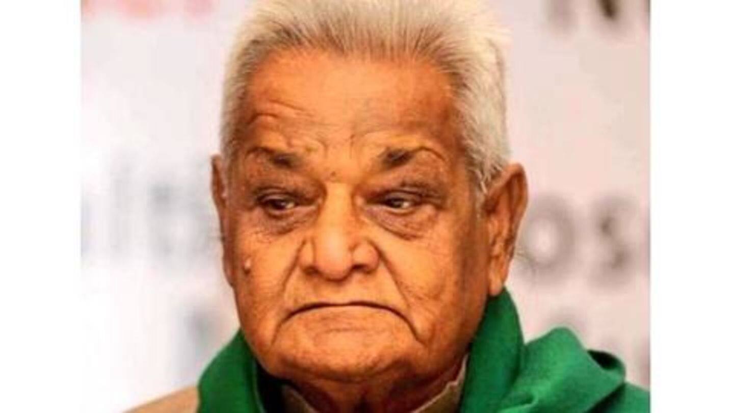 Former Union-Minister Jai Narain Prasad Nishad passes away at 88