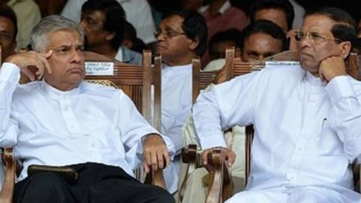 Sirisena had vowed publicly not to reinstate Wickremesinghe as PM Sirisena had vowed publicly not to reinstate Wickremesinghe as PM