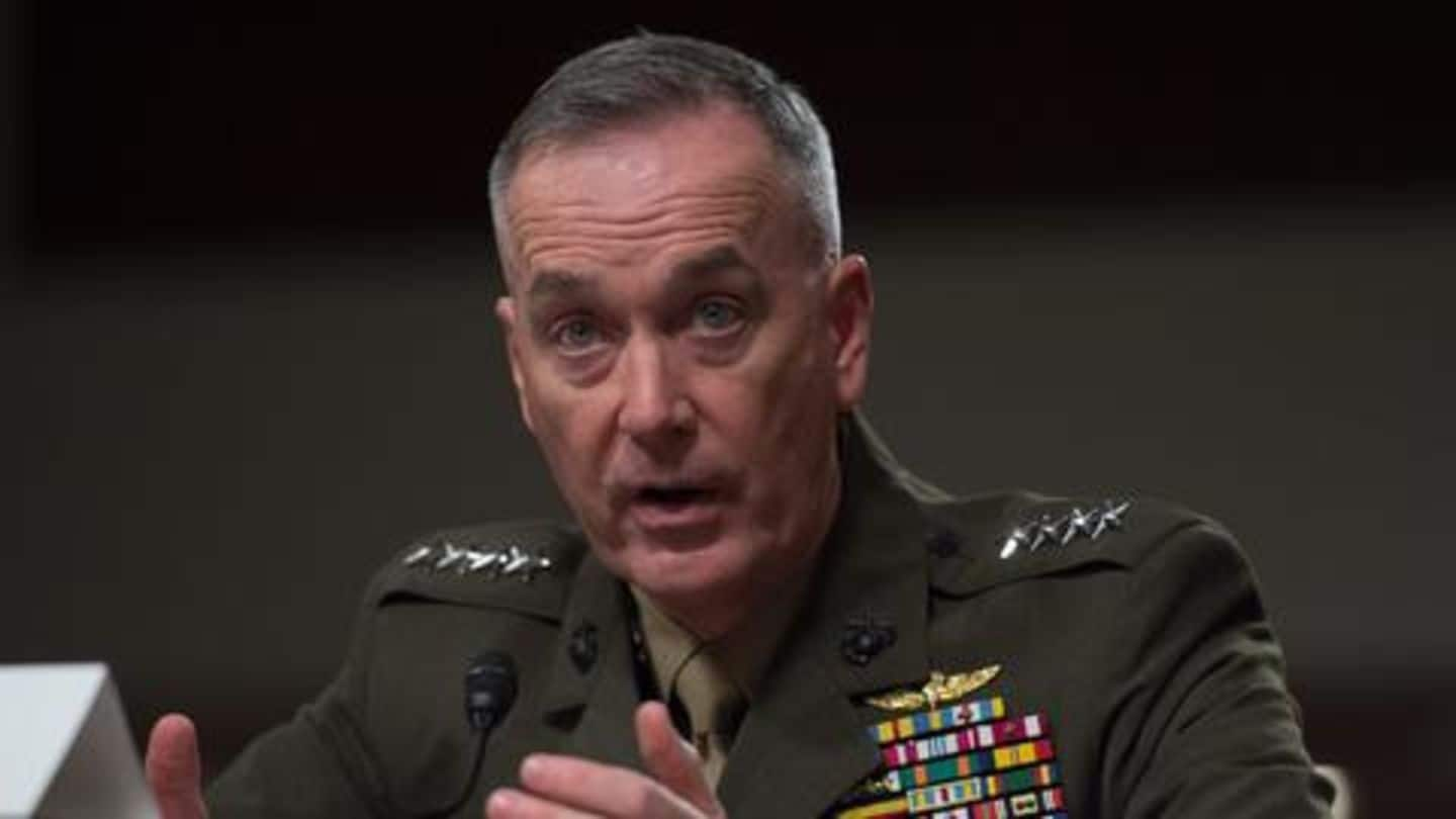 Top US-General discusses current security environment with Pakistani counterpart: Pentagon