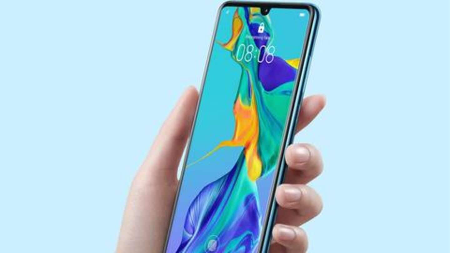 Huawei P30 launched with flagship interiors, triple rear camera setup
