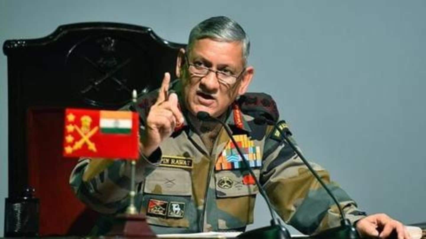 Entire world knows Pakistan link to 26/11: Army General Rawat