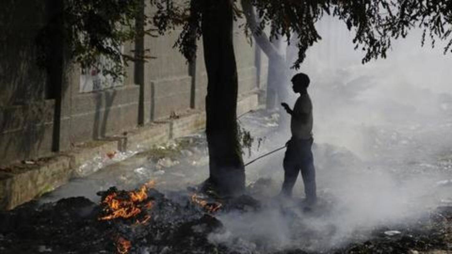 On Sunday, 180 challans issued over plastic burning, garbage On Sunday, 180 challans issued over plastic burning, garbage