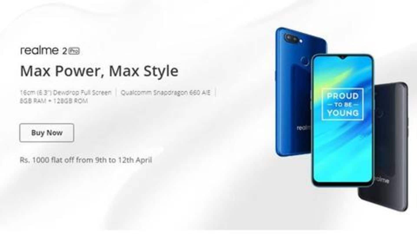 Realme 2 Pro gets another price-cut, starts at Rs. 11,990