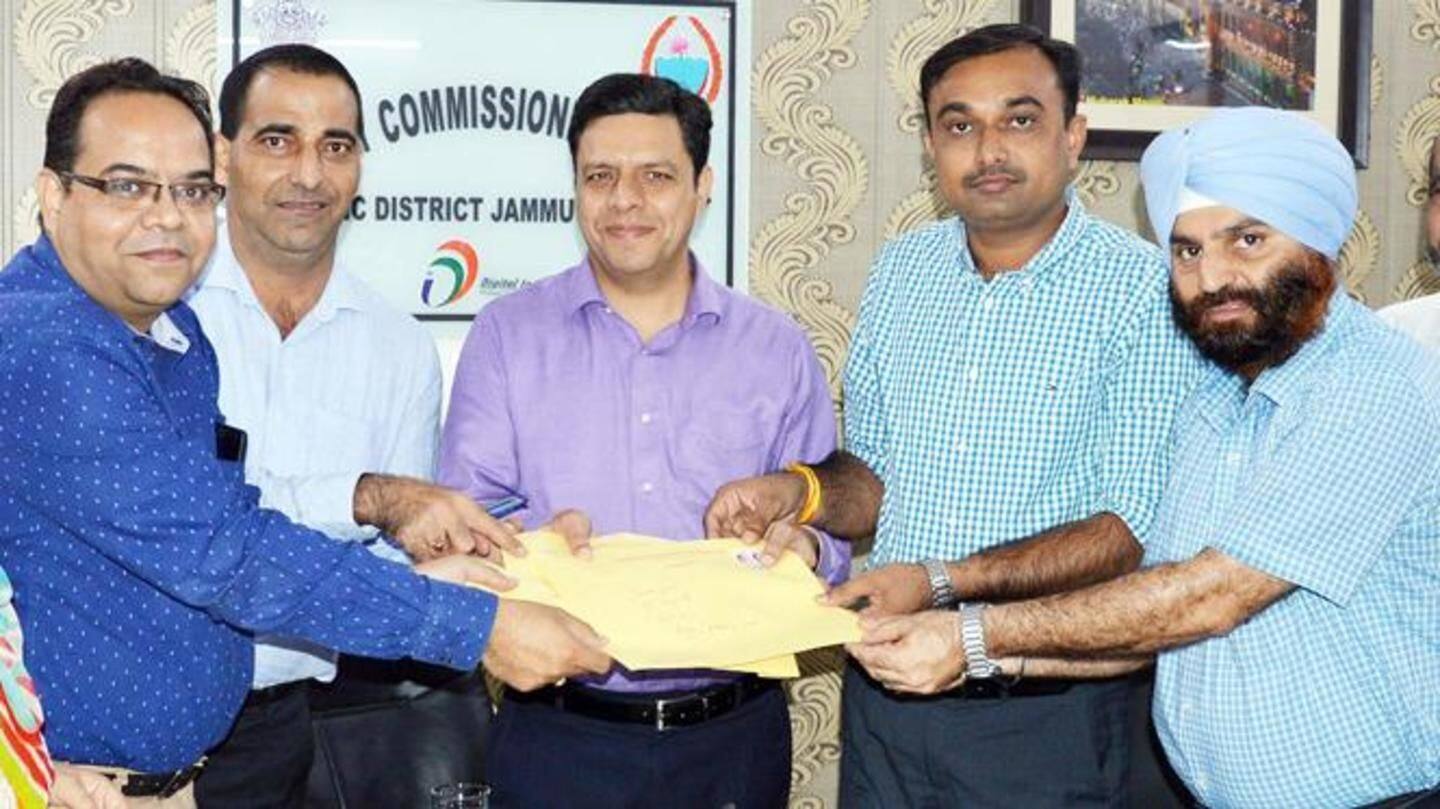 Jammu: Divisional Commissioner launches postal delivery service of PRCs