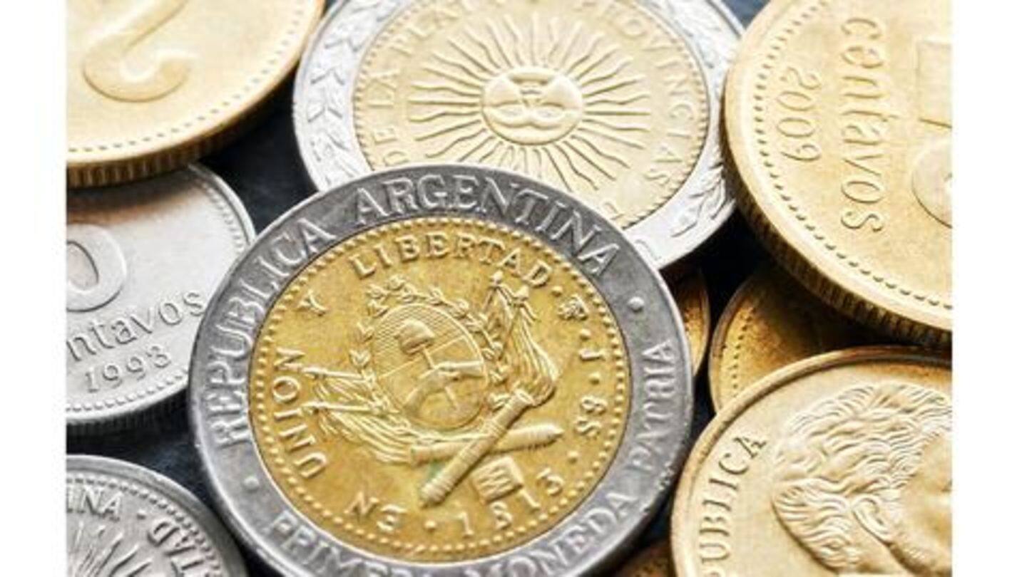 Argentina suffered rapid loss in its currency since April Argentina suffered rapid loss in its currency since April