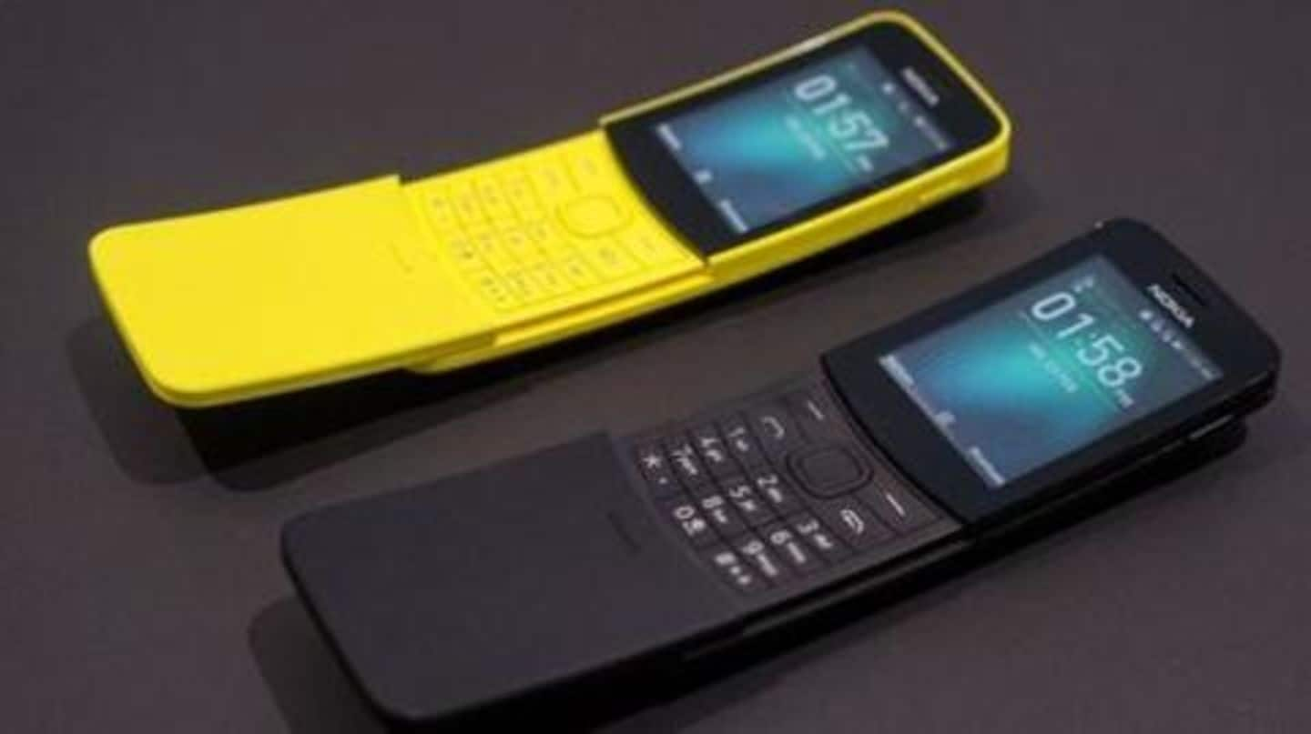 Nokia 8110 4G smartphone gets WhatsApp support: Details here